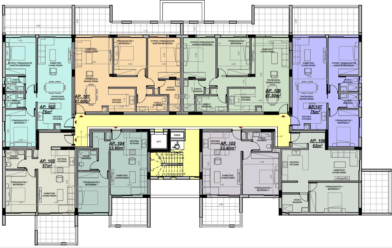 Oasis Sun Block A · First floor